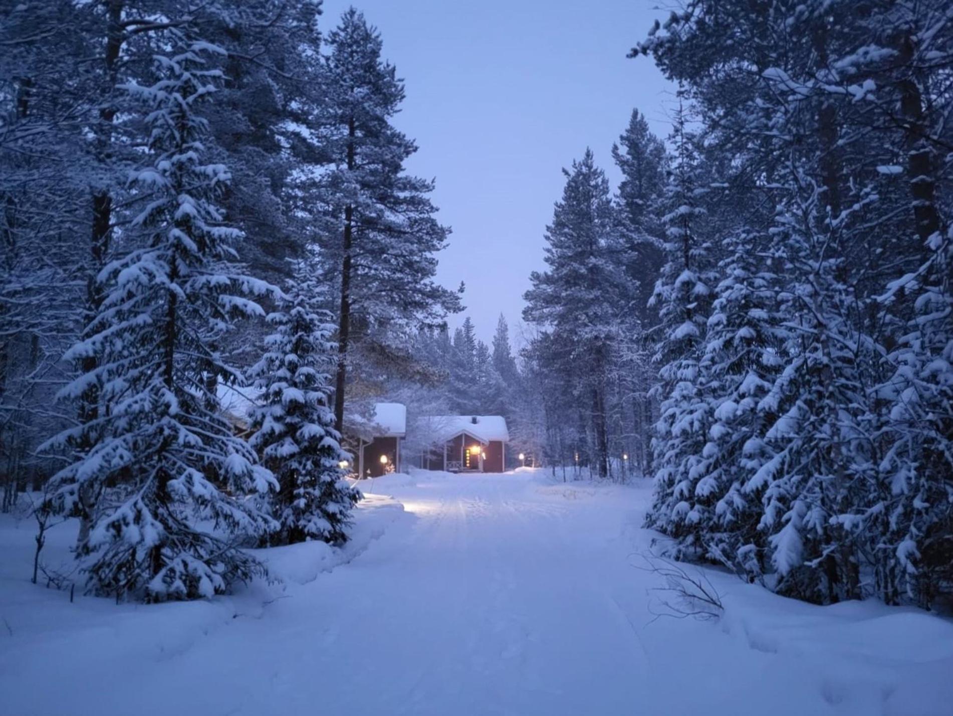 Villa Kuosto Ja Luppo Äkäslompolo Esterno foto